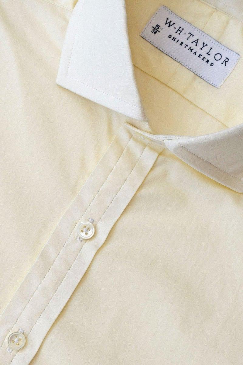 Pack of Three Plain Cream Poplin Ladies Bespoke Shirt - whtshirtmakers.com